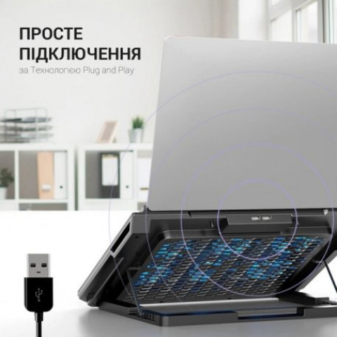 Підставка для ноутбука GamePro CP890 Black (CP890)
