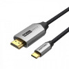 Кабель Vention USB Type-C-HDMI, v2.0, 2 m, Grey (CRBBH)