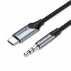 Кабель Vention USB Type-C - 3.5 mm, 1.5 m, Black (BGKHG)