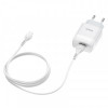 Зарядний пристрій Hoco C72A Glorious (1USB, 2.1А) White (6931474713001) + кабель MicroUSB