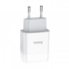 Зарядний пристрій Hoco C72A Glorious (1USB, 2.1А) White (6931474713001) + кабель MicroUSB