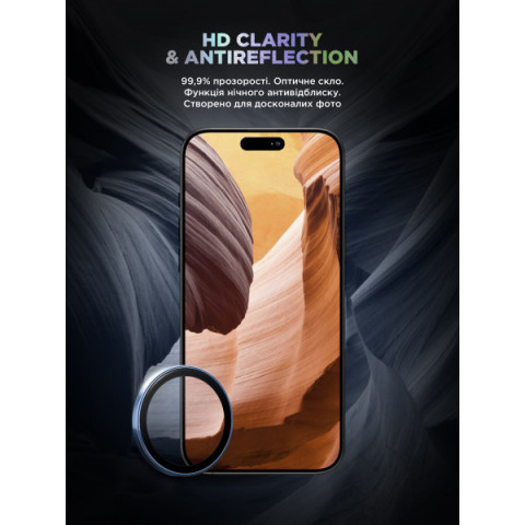 Захисне скло для камери ArmorStandart Supreme BI для iPhone 16/16 Plus Blue (ARM79427)