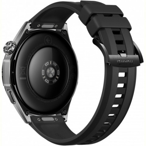 Смарт-годинник Huawei Watch GT 6 46mm Black with Black Fluoroelastomer Strap (55020FTX)