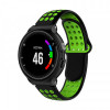 Ремінець для Garmin Universal 16 Nike-style Silicone Band Black/Green (U16-NSSB-BKGN)