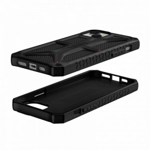 Чохол-накладка Urban Armor Gear Monarch для Apple iPhone 14 Plus/15 Plus Kevlar Black (114033113940)