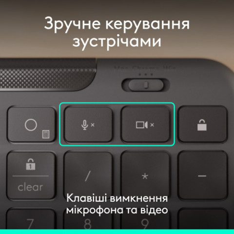 Комплект (клавіатура, миша) Logitech Signature Slim Combo MK620 Graphite (920-013349)