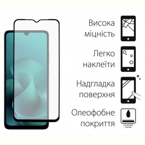 Чохол-накладка Dengos Soft для Motorola Moto G06 Green (DG-KM-180) + захисне скло