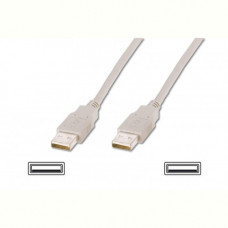 Кабель ATcom USB 2.0 AM/AM 1.8 м. white