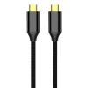 Кабель ColorWay USB Type-C + USB Type-C (M/M), 5.0 А, 1 м, Black (CW-CBPDCC062-BK)