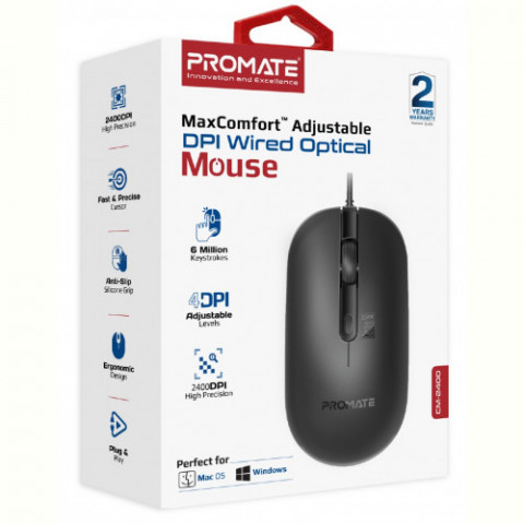 Миша Promate CM-2400 Black