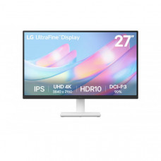 Монітор LG 27" 27US500-W 2xHDMI, DP, Audio, IPS, 3840x2160, DCI-P3 90%, HDR10, білий
