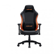 Крісло ігрове Anda Seat Luna Color Size L Black/Orange PVC (AD18-48-BO-PV)