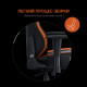 Крісло ігрове Anda Seat Luna Color Size L Black/Orange PVC (AD18-48-BO-PV) Купити в Україні