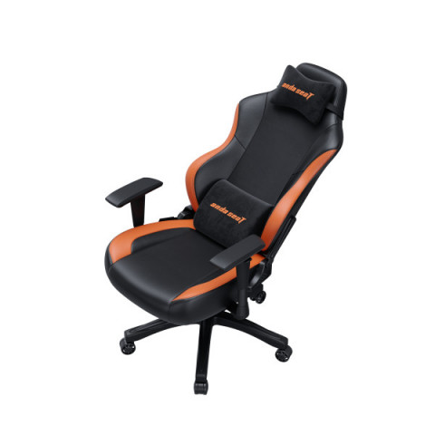 Крісло ігрове Anda Seat Luna Color Size L Black/Orange PVC (AD18-48-BO-PV) Купити в Україні