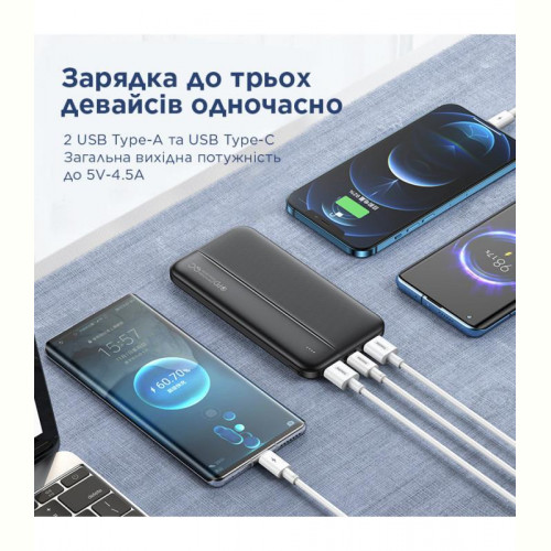 Універсальна мобільна батарея Remax RPP-212 Tinyl 10000mAh Black (RPP-212)