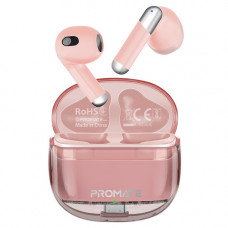 Bluetooth-гарнітура Promate TransPods Pink