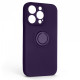 Чохол ArmorStandart Icon Ring для Apple iPhone 14 Pro Dark Purple (ARM68712)