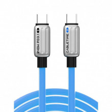 Кабель Cabletime USB Type-C - USB Type-C (M/M) PD 240W, 2 м, Blue (CU05L)