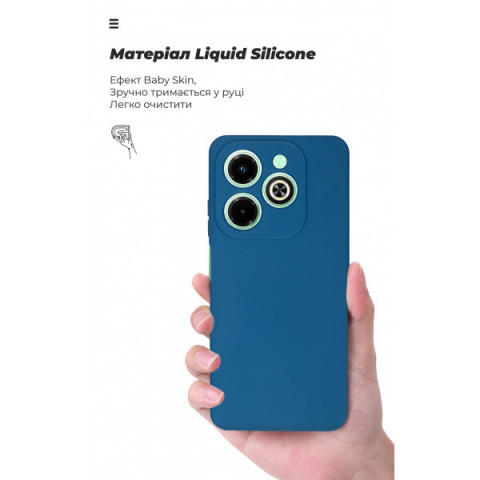 Чохол ArmorStandart ICON для Infinix Hot 40i Camera Cover Dark Blue (ARM79058)