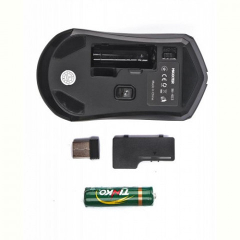 Мишка бездротова Maxxter Mr-403 Black USB