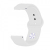 Силіконовий ремінець BeCover для Xiaomi iMi KW66/Mi Watch Color/Haylou LS01/Watch S1 Active White (706357)