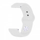 Силіконовий ремінець BeCover для Xiaomi iMi KW66/Mi Watch Color/Haylou LS01/Watch S1 Active White (706357)
