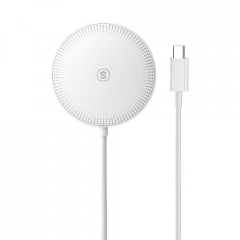 Бездротовий зарядний пристрій Essager Wind 2in1 Wireless Charger 15W White (EWXCX-CF02-Z)