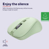 Миша бездротова Trust Mydo Silent Wireless Green (25042)