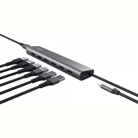 USB-хаб Trust Halyx 7 ports (24967)