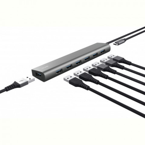 USB-хаб Trust Halyx 7 ports (24967)