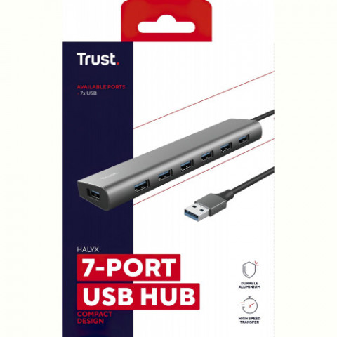 USB-хаб Trust Halyx 7 ports (24967)