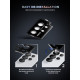 Захисне скло для камери ArmorStandart Supreme Black Icon для Samsung S25 Ultra Black Clear (ARM83223)