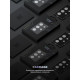 Захисне скло для камери ArmorStandart Supreme Black Icon для Samsung S25 Ultra Black Clear (ARM83223)