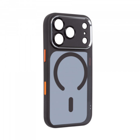 Чохол ArmorStandart Unit-C MagCase SE для Apple iPhone 17 Pro Black Orange (ARM86318)