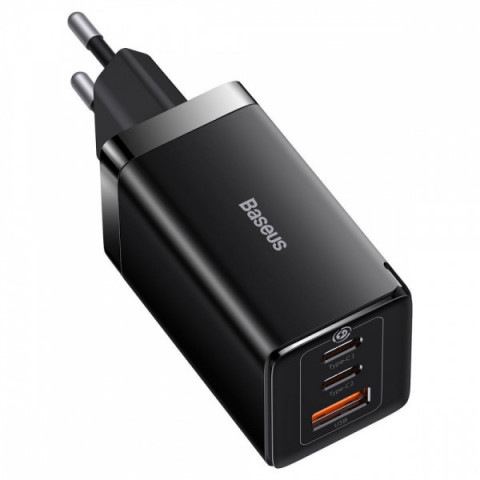 МЗП Baseus GaN5 Pro 65W (2 Type-С+USB ) + Кабель Type-C to Type-C 100W (1m) white Купити в Україні