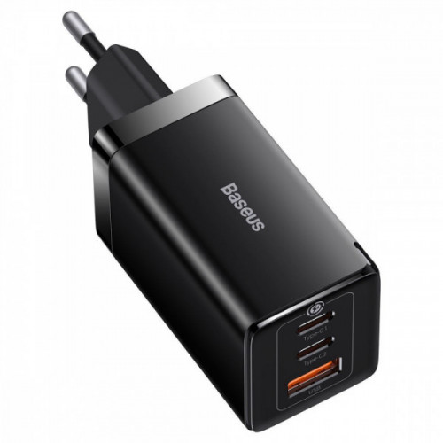 МЗП Baseus GaN5 Pro 65W (2 Type-С+USB ) + Кабель Type-C to Type-C 100W (1m) white Купити в Україні