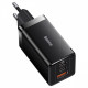 МЗП Baseus GaN5 Pro 65W (2 Type-С+USB ) + Кабель Type-C to Type-C 100W (1m) white Купити в Україні