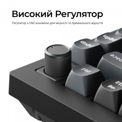 Клавіатура бездротова Keychron V1 Ultra Keychron Red Switch Black RGB (V1U-D1-UA) Купити в Україні
