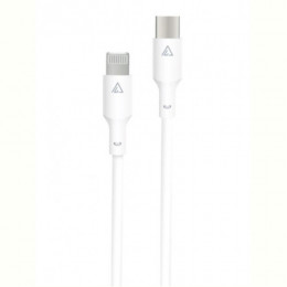 Кабель ACCLAB PwrX USB Type-C-Lightning 1.2 м 30W White (1283126559556)