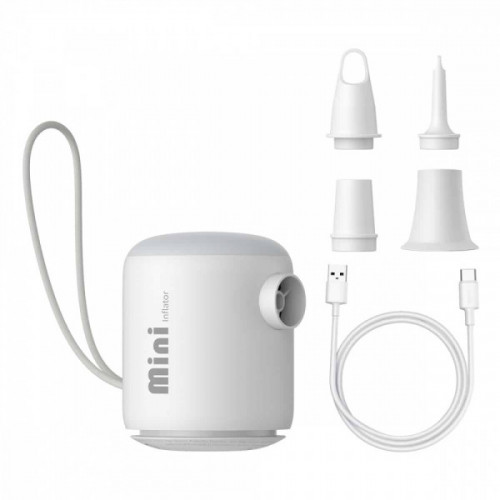 Портативний насос Baseus PocketGo Portable Air Pump white Купити в Україні