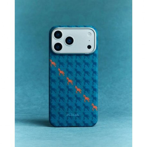 Чохол Pitaka Ultra-Slim Happiness Rides PitaTap для iPhone 17 Pro Indigo (HR1702P)