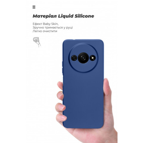 Чохол ArmorStandart ICON для Xiaomi Redmi A3 Camera cover Dark Blue (ARM82309)