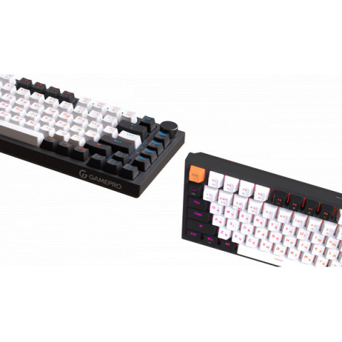 Бездротова механічна клавіатура GamePro MK160 QLAB Sakura Switch Black Купити в Україні