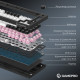 Бездротова механічна клавіатура GamePro MK160 QLAB Sakura Switch Black Купити в Україні