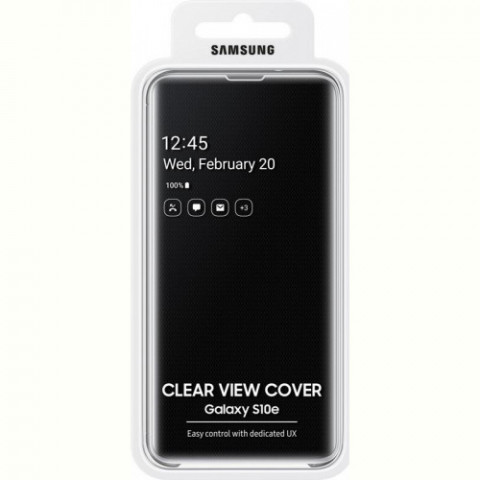 Чохол-книжка Samsung Clear View Cover для Samsung Galaxy S10e SM-G970 Black (EF-ZG970CBEGRU)
