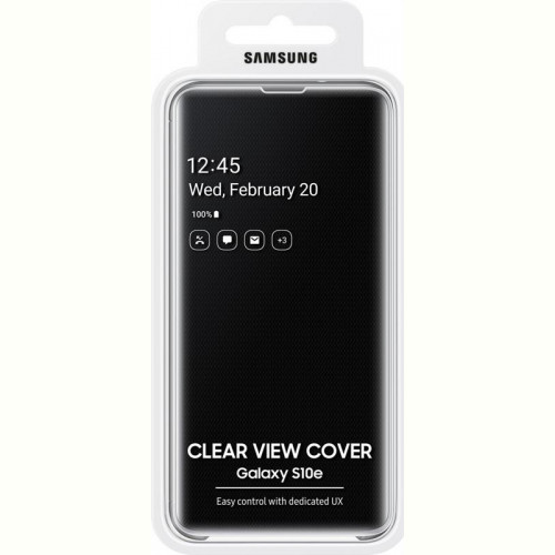 Чохол-книжка Samsung Clear View Cover для Samsung Galaxy S10e SM-G970 Black (EF-ZG970CBEGRU)