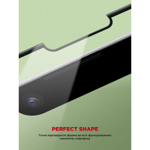 Захисне скло ArmorStandart Corning Black Icon для Apple iPhone 16e / 14 / 13 / 13 Pro (ARM79553)