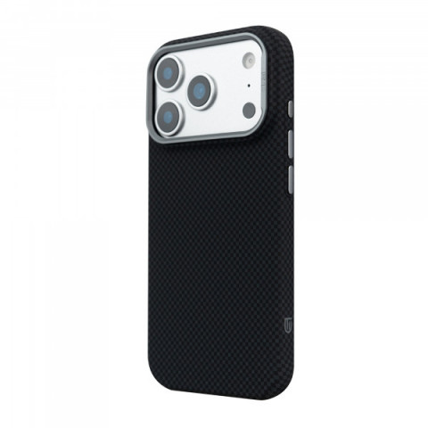Чохол ArmorStandart LikeCarbon2 MagCase для Apple iPhone 17 Pro Max Kevlar Black (ARM88377)