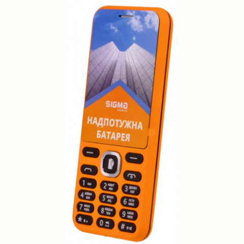 Мобiльний телефон Sigma mobile X-style 31 Power Dual Sim Orange