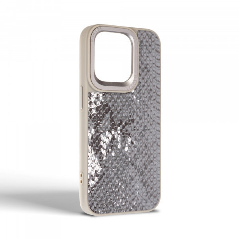 Чохол Harder Snake Pattern для Apple iPhone 14 Pro Grey Silver (ARM76810)